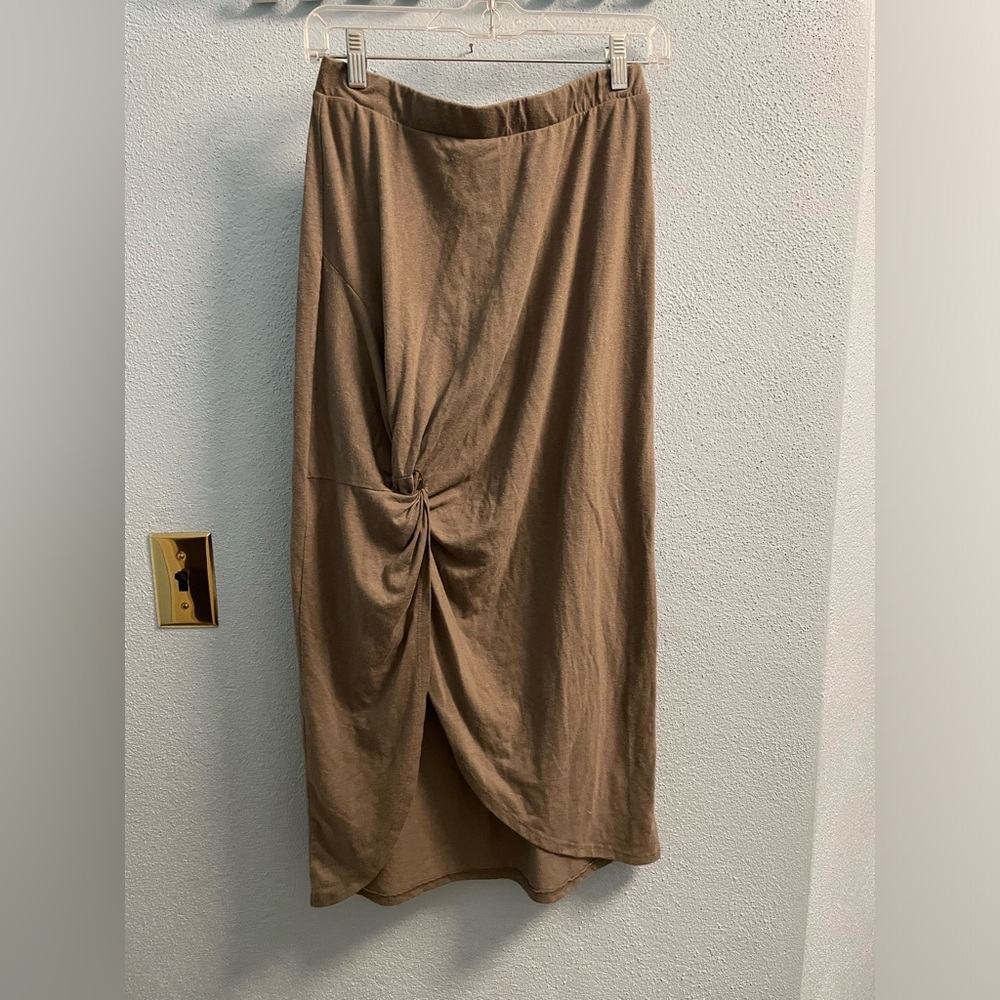 Tie knot Midi skirt
